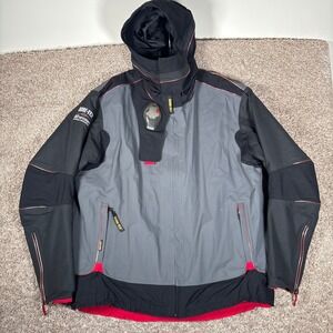 Gore-Tex Airvantage Test Team Jacket Mens XL Grey Black Red Technical Shell Rare